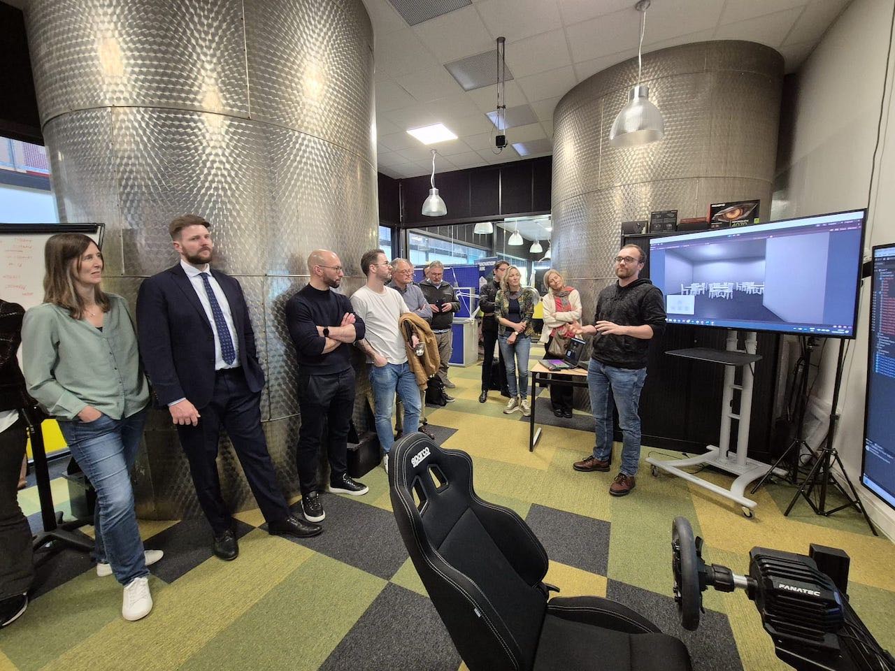 Vocational education visits GameLab