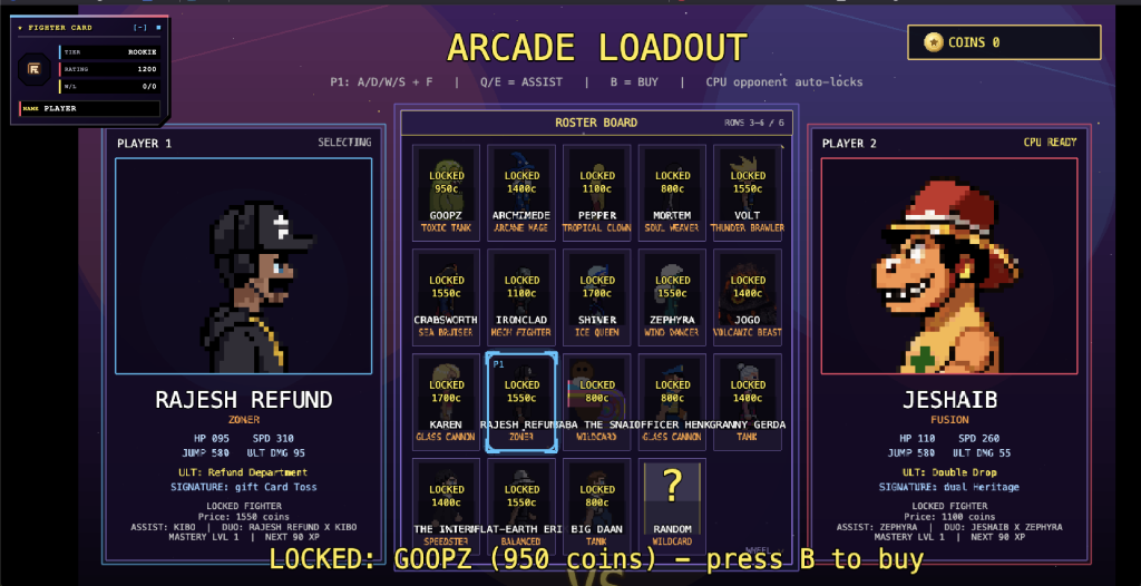 100% vibe coded: how two students build Crossover Fighter in 4 days