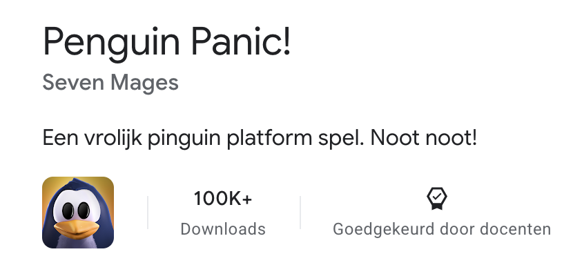 Penguin Panic reaches 100,000 downloads: the penguins have won